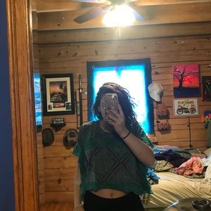 Jessica Simpson crop top